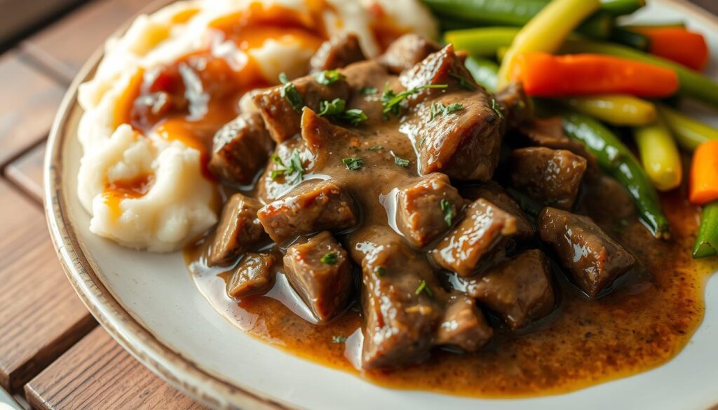 Chopped Steak and Gravy