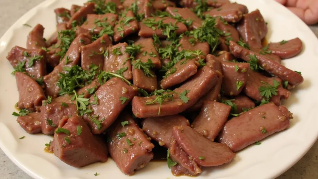 Beef heart cooking tools