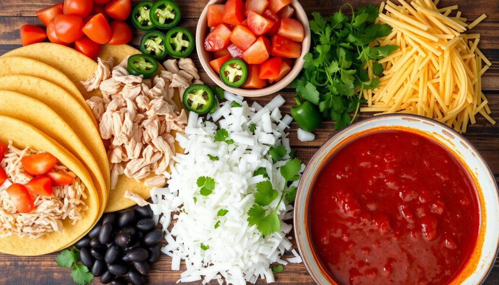 Enchilada ingredients