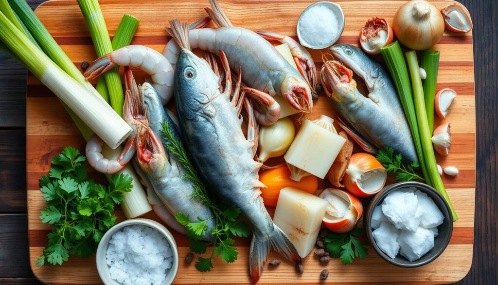 Seafood Stock Ingredients