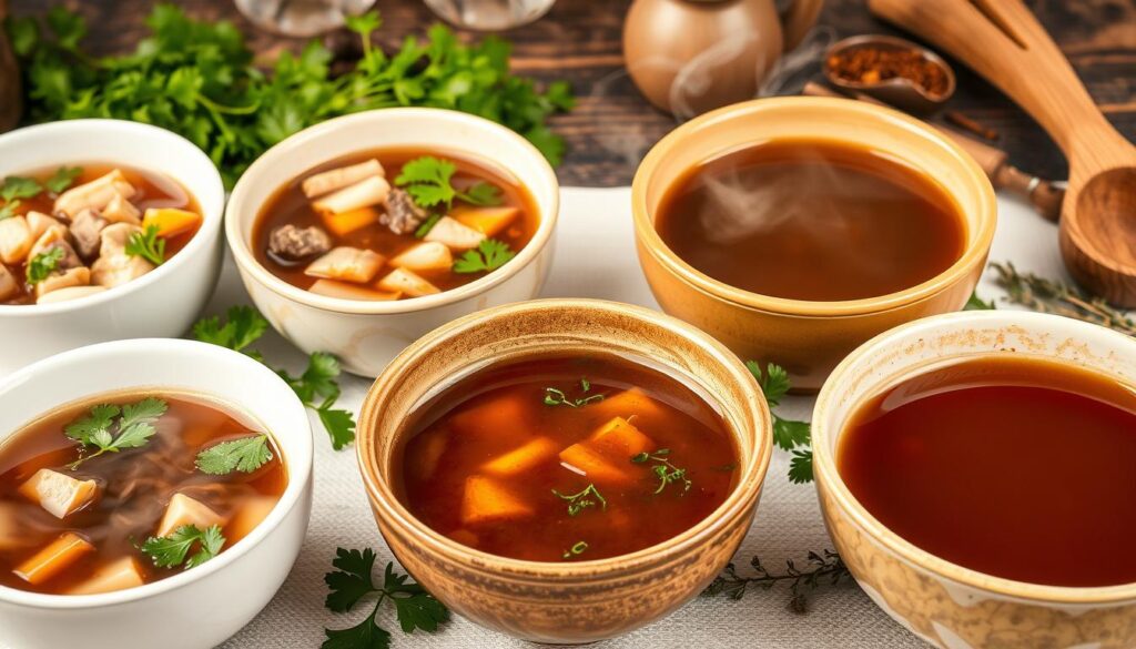 different types of beef broth