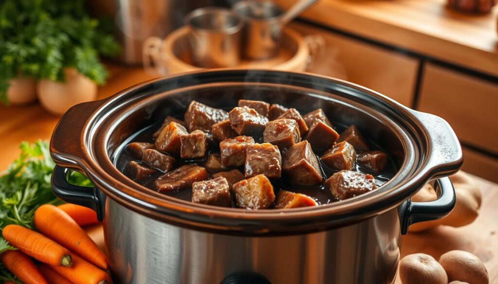 crock pot cube steak and gravy
