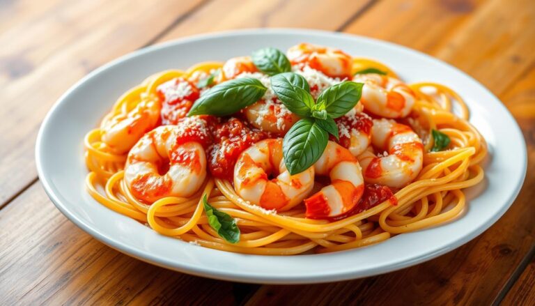 shrimp marinara pasta