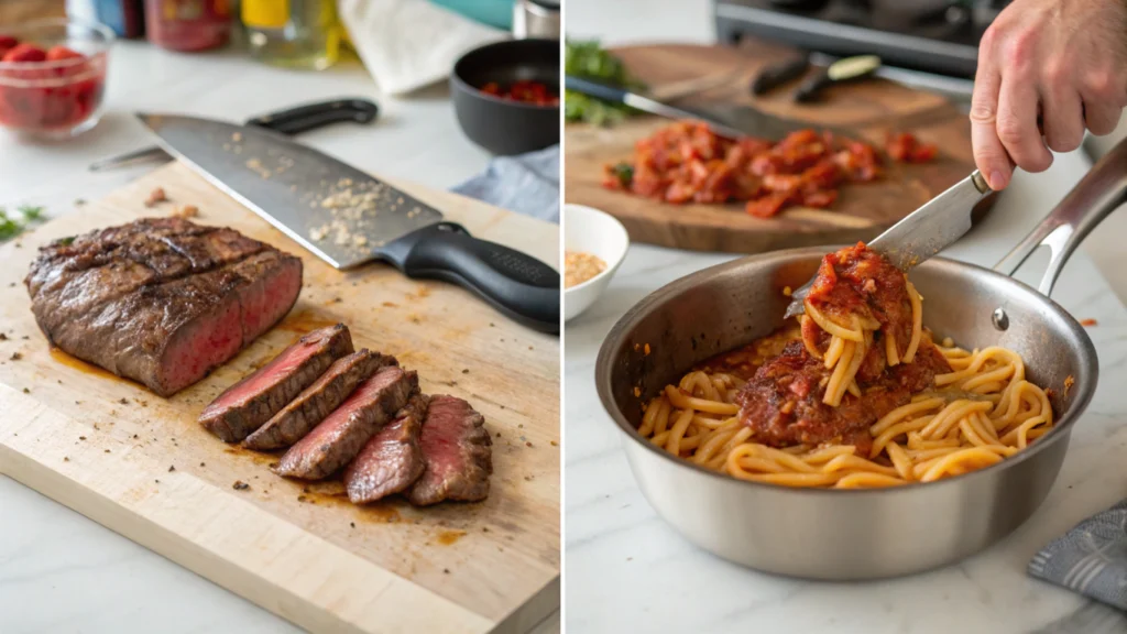 Steak and Pasta Recipe