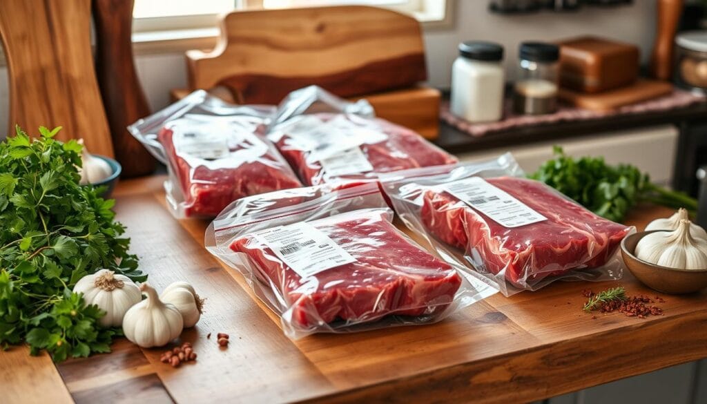 storing venison steak